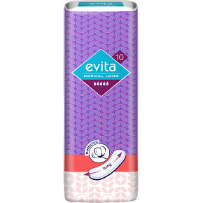 Evita Normal Long, Damenbinden, 10 Stk Evita Normal Long, Damenbinden, 10 Stk