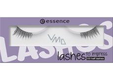 Essence Lashes Um falsche Wimpern zu beeindrucken 03 Half Lashes 1 Paar
