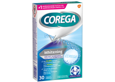 Corega Tabs Whitening Reinigungstabletten für Prothesen 30 Stück