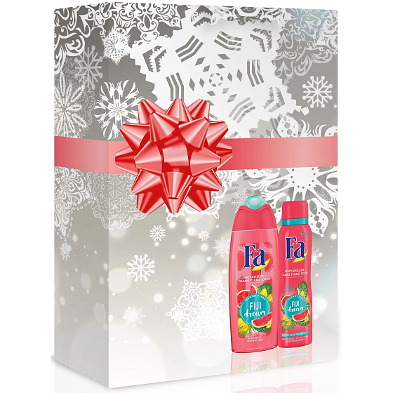 Fa Island Vibes Fiji Dream Duschgel 250 ml + Island Vibes Fiji Dream Deodorant Spray für Frauen 150 ml, Kosmetikset