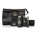 Castelbel Black Edition Duschgel 100 ml + Eau de Toilette 10 ml + Körperlotion 100 ml + Toilettenseife 40 g + Handtuch 30 x 32 cm + wiederverschließbarer Bezug, Reisekosmetikset für Männer