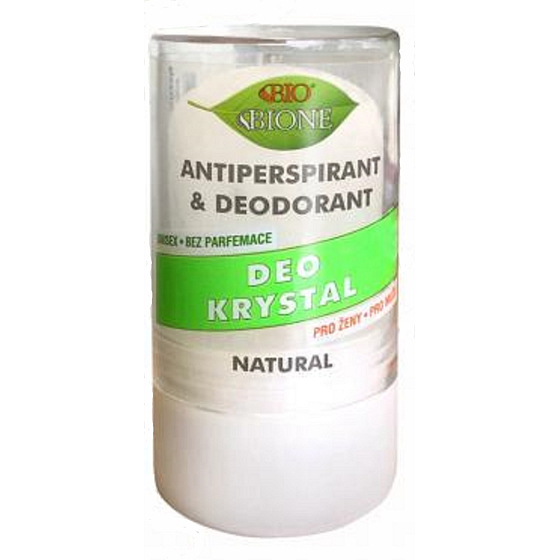 Bione Cosmetics Bio Natural Deo Kristall Antitranspirant Deodorant Peg unisex 120 g Alaun hat viele Verwendungsmöglichkeiten: Nach der Rasur, Insektenstich, Anti-Schwitzen, Hautverbrennung, Blutstillung