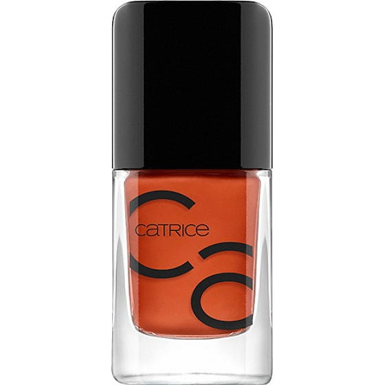 Catrice ICONails Gel Lacque Nagellack 83 Orange ist das neue Schwarz 10,5 ml