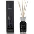Millefiori Milano Natural Nero - Schwarzer Diffusor 250 ml + 8 30 cm lange Stiele für mittelgroße Räume hält mindestens 3 Monate