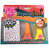 Bo-Po Tropical Bliss Peeling Nagellack Gelb 2,5 ml + Peeling Nagellack Orange 2,5 ml + Nagelsticker, Kosmetikset für Kinder