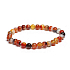 Achat gelb Armband elastisch Naturstein, Kugel 6 mm / 16 - 17 cm