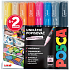 Posca Universal-Satz von Acrylmarkern 0,7 - 1 mm Sommerfarben 8 Stück PC-1M