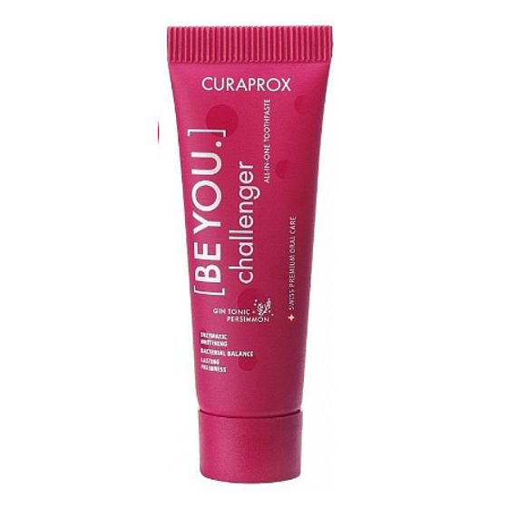 Curaprox Be You Challenger Gin Tonic aufhellende Zahnpasta mini 10 ml