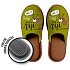 Nekupto Slipper Shop Geschenk Hausschuhe Größe 43-44 Ich kann, was ist mit Ihnen? Noch in Hitze 1 Paar
