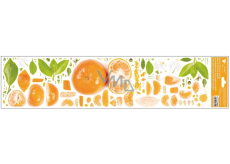 Fensterfolie Früchte Mandarine 64 x 15 cm