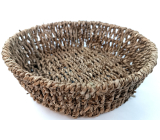 Body Basics Dekorativer runder Seetangkorb 23 x 7 cm