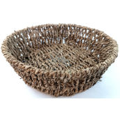 Body Basics Dekorativer runder Seetangkorb 23 x 7 cm