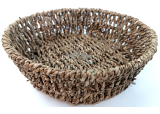 Body Basics Dekorativer runder Seetangkorb 23 x 7 cm