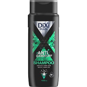 Dixi Men Anti Dandruff Shampoo gegen Schuppen, 400 ml Dixi Men Anti Dandruff Shampoo gegen Schuppen, 400 ml
