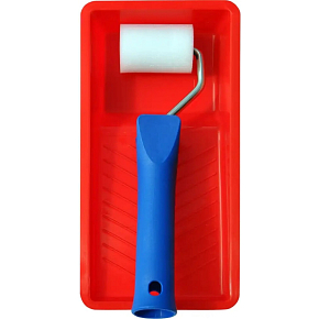 BARVY A LAKY HOSTIVAŘ Moltopren Farbrolle zum Malen mit Halter und Wanne, 50 mm BARVY A LAKY HOSTIVAŘ Moltopren Farbrolle zum Malen mit Halter und Wanne, 50 mm