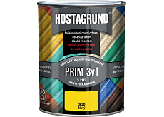Hostagrund Prim 3v1 S2177 Grund- und Decklack für Metall, 0620 Gelb, 600 ml