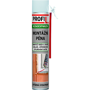 Profil Montageschaum, niedrigexpansiv, röhrenförmig, 750 ml