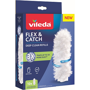 Vileda Flex & Catch Ersatz für Staubwischer 10 Stk