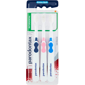 Parodontax Interdental Extra Soft Zahnbürsten für die Interdentalpflege, Tripack