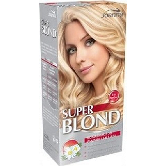 Joanna Blond Super Brightener unterstreicht das Haar in 5-6 Tönen