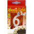 Happy Light Cake Kerze Nummer 6 in einer Box