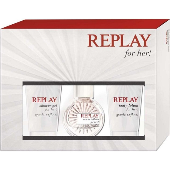 Wiederholung für Ihr Eau de Toilette 20 ml + Duschgel 50 ml + Körperlotion 50 ml, Geschenkset
