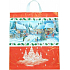 Presse Plastikbeutel 45 x 50 cm mit Griff Weihnachtsdorf 1 Stück