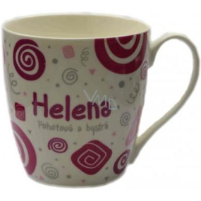 Nekupto Twister Becher namens Helena pink 0,4 Liter
