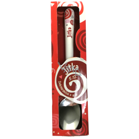 Nekupto Twister Löffel namens Jitka rot 16 cm