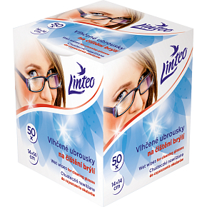 Linteo feuchttücher für brillen, 50 stück