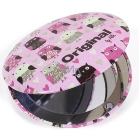 Albi Original Handtaschenspiegel Eule, Durchmesser 7 cm