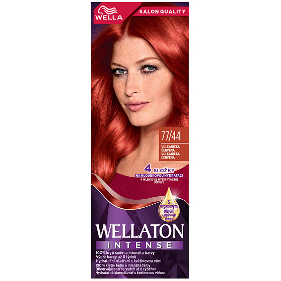 Wella Wellaton Creme Haarfarbe 77-44 feurig rot
