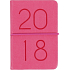Albi Diary 2018 mini Pink mit Gummiband 7,5 cm × 11 cm × 1,1 cm