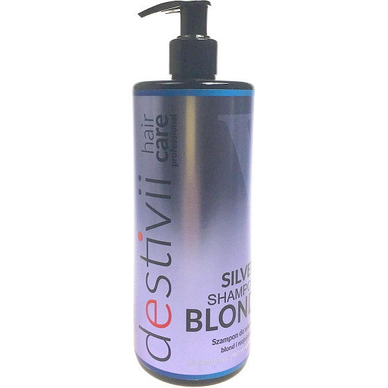Professionelle Haarpflege Destivii Silver Blond Shampoo für blondes Haar 500 ml