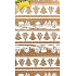 Nekupto Cellophan Tasche 20 x 35 cm Weihnachtsgold