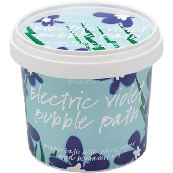 Bomb Cosmetics Violet - Parmaviolett 365 ml Natürlicher Badeschaum