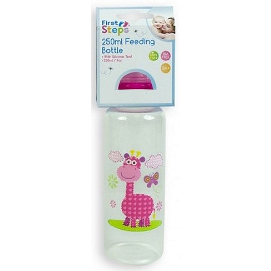 First Steps Jungle 0+ Babyflasche Giraffe 250 ml