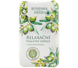 Böhmen Geschenke Olivenöl, Glycerin und Zitrusextrakt entspannende Toilettenseife 100 g