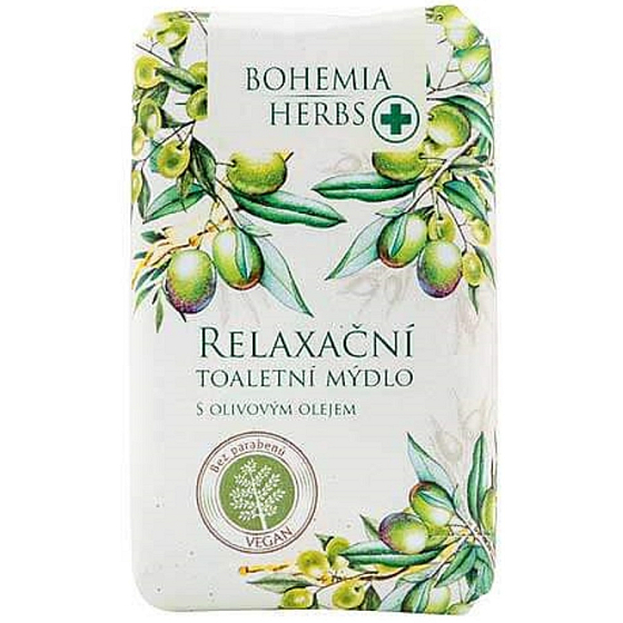 Bohemia Gifts Olivenöl, Glycerin und Zitrusextrakt entspannende Toilettenseife 100 g