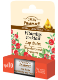 Green Pharmacy Vitamins Cocktail - Cranberry Vitamine und Jojobaöl Lippenbalsam 3,6 g