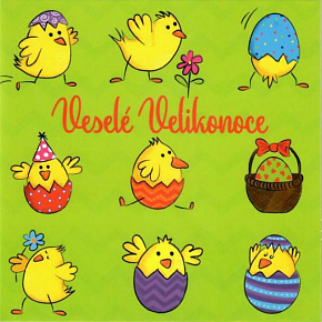 Nekupto Ostergrüße Frohe Ostern Viele Tage voller Sonnenschein 100 x 100 mm 3555 XI