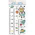 Wandsticker Kindermaßstab Weltraum, bis 160 cm