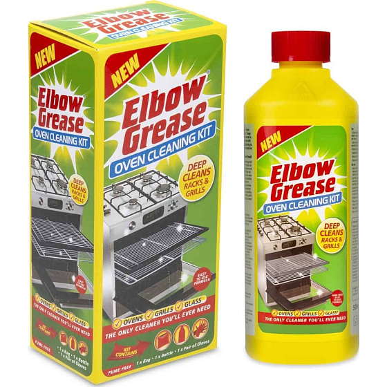 Ellenbogenfett Ofenreinigungsset Reinigungsset für Grills und Öfen 500 ml