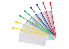 Tarifold DL Netzumschlag mit Reißverschluss, PVC 8 Stück gemischte Farben