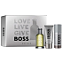Hugo Boss Nein.6 Flaschen Eau de Toilette 100 ml + Duschgel 100 ml + Deodorant Spray 150 ml, Geschenkset für Männer