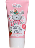 Pink Elephant Chinchilla Nela mit Erdbeergeschmack Zahnpasta für Kinder 50 ml