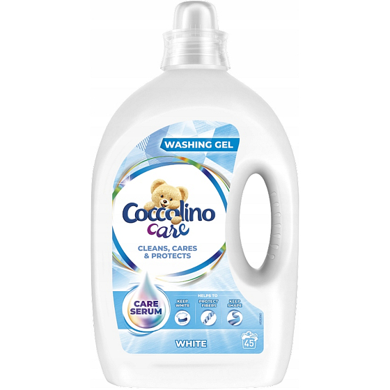 Coccolino Care Weißes Wäschewaschgel 45 Dosen 1,8 l