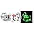 Charms Sterling Silber 925 Disney Pixar Coco Miguel & Dante Totenkopf leuchten im Dunkeln, Leuchtperlen Armband, Halloween