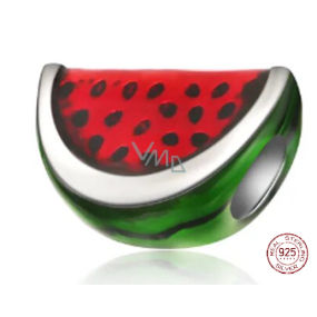 Charme Sterling Silber 925 Wassermelone, Perle für Armband, Lebensmittel