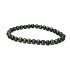 Magnetovec Schlankheits-Magnetarmband elastisch Naturstein, Kugel 6 mm / 16 - 17 cm